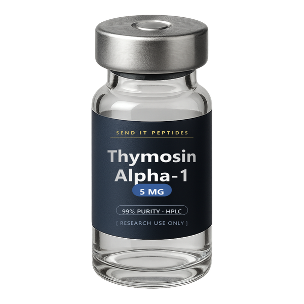 Thymosin Alpha-1 research peptide vial